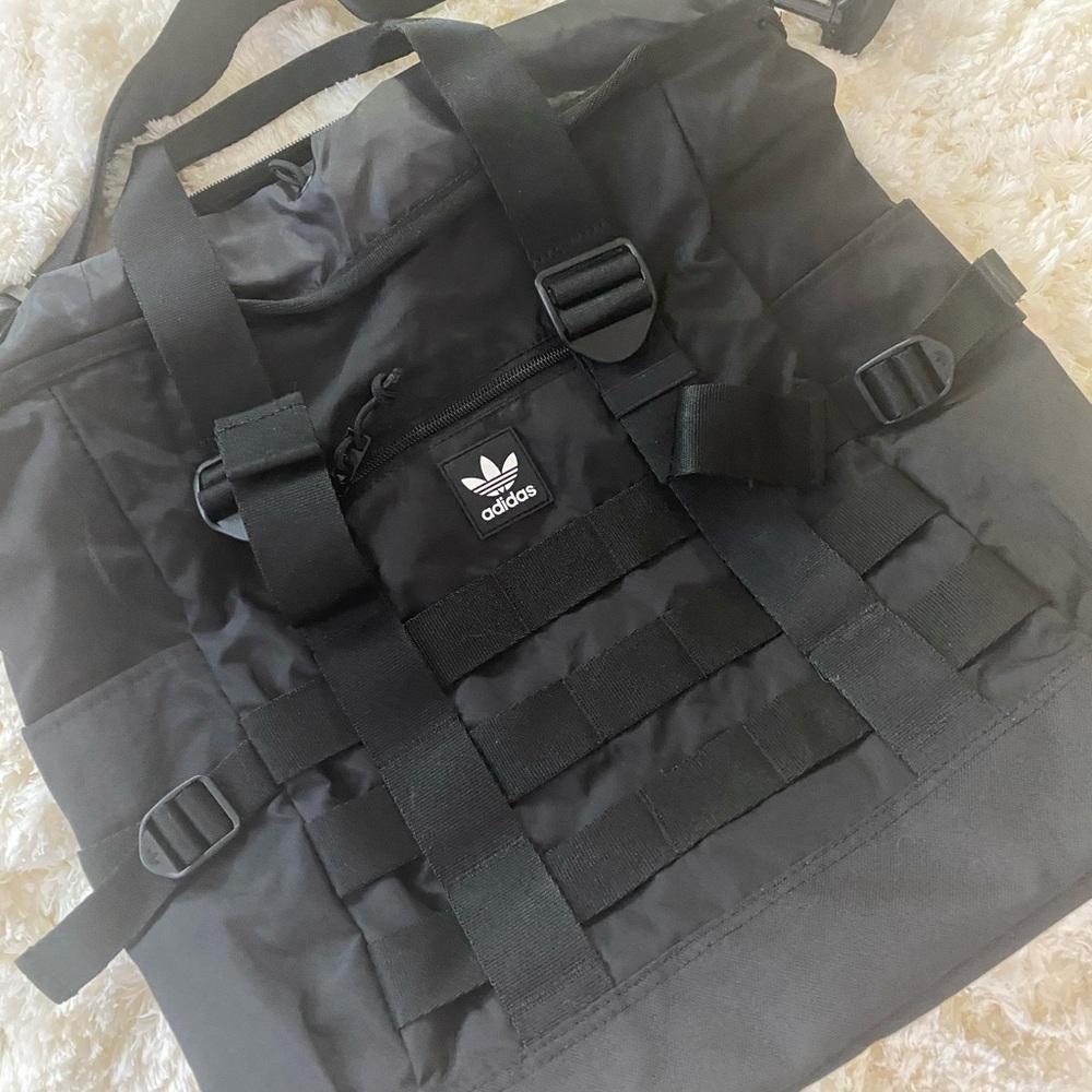 adidas utility carry all tote bag black